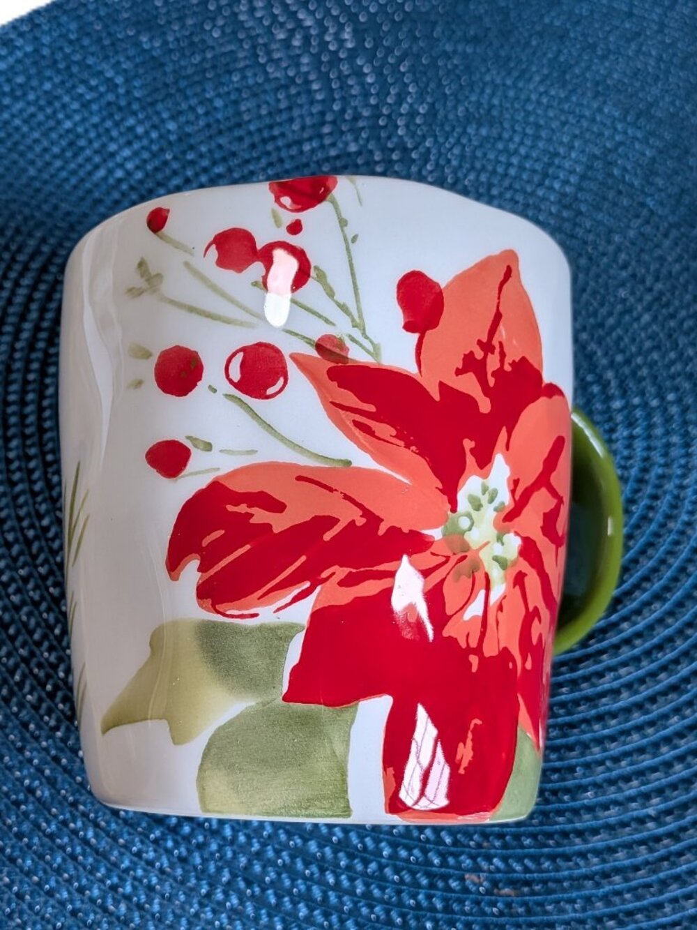 Lang Christmas Forever Poinsettia Coffee Mug